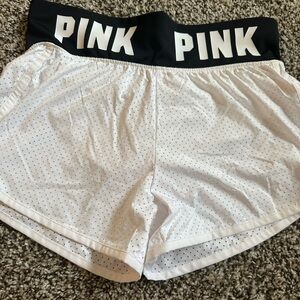 PINK ultimate windbreaker shorts